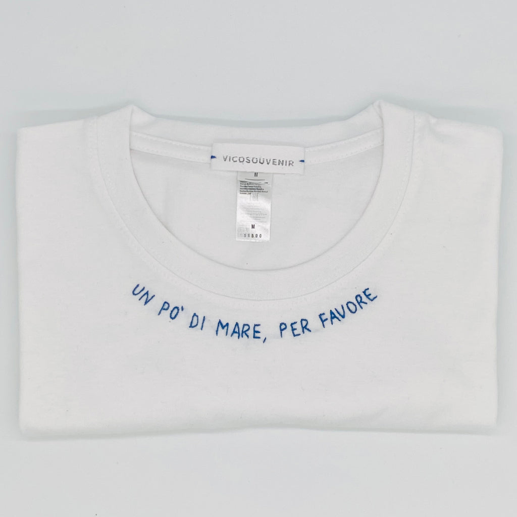 UN PO' DI MARE, PER FAVORE / T-shirt + cartolina (copia)