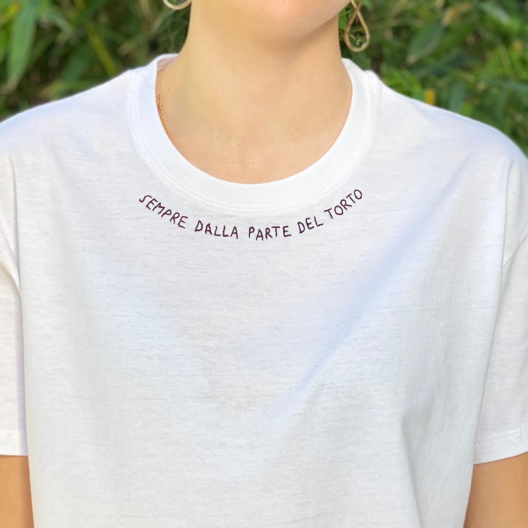 SEMPRE DALLA PARTE DEL TORTO / t-shirt + cartolina /