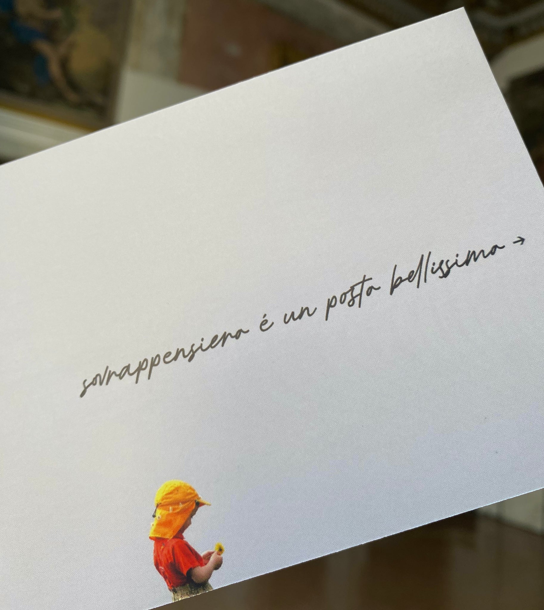 SOVRAPPENSIERO È UN POSTO BELLISSIMO/ T-shirt + cartolina