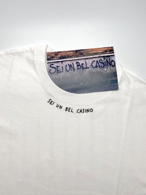 SEI UN BEL CASINO / t-shirt + cartolina /
