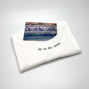SEI UN BEL CASINO / t-shirt + cartolina /