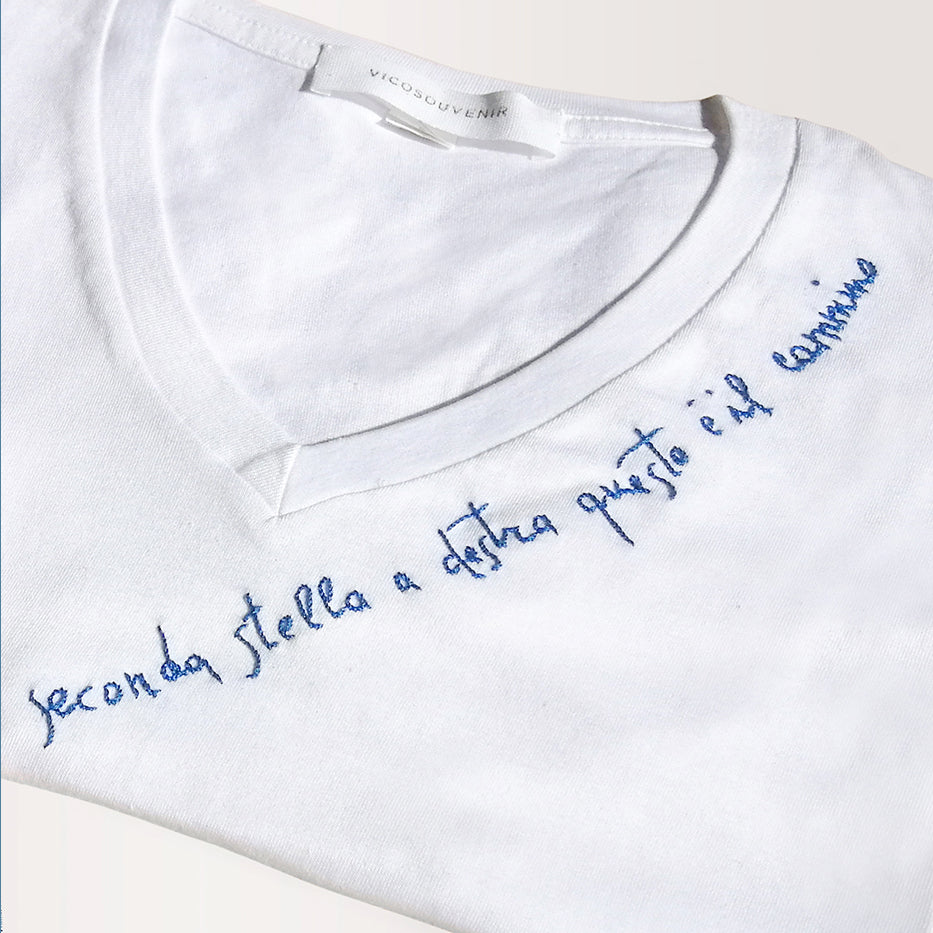 SECONDA STELLA A DESTRA QUESTO È IL CAMMINO / T-shirt + segnalibro