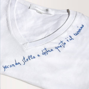 SECONDA STELLA A DESTRA QUESTO È IL CAMMINO / T-shirt + segnalibro