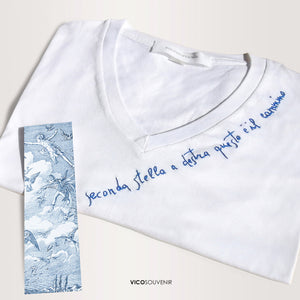 SECONDA STELLA A DESTRA QUESTO È IL CAMMINO / T-shirt + segnalibro