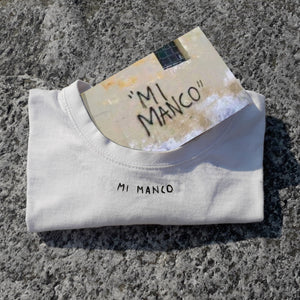 MI MANCO / T-shirt + cartolina