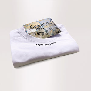 SCEMO CHI LEGGE / T-shirt + cartolina