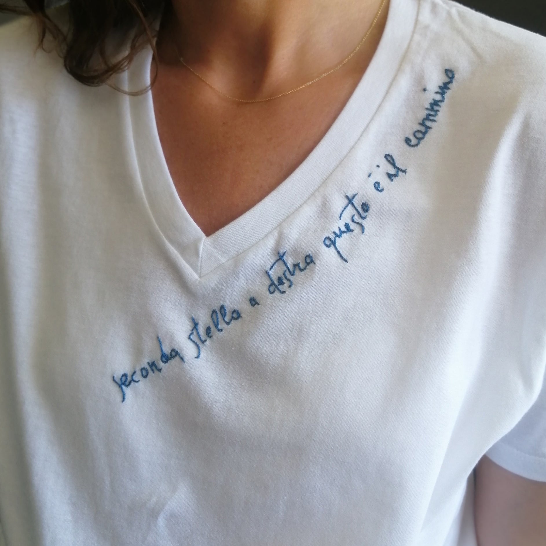SECONDA STELLA A DESTRA QUESTO È IL CAMMINO / T-shirt + segnalibro