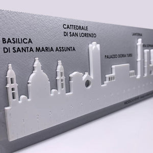 SKYLINE DI GENOVA / righello