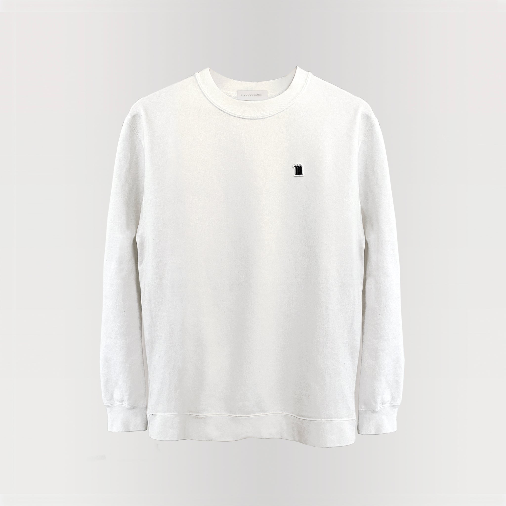 NON ORA / felpa ricamata a mano unisex + cartolina